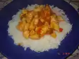 Receita Arroz basmati com frango agridoce