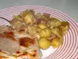 Receita Castanhas salteadas com cogumelos