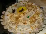 Receita Bolo de noz recheado com ovos moles