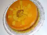 Receita Pudim de abacaxi com coco