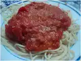 Receita Massa com molho de tomate