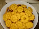 Receita Biscoitos de custard com sementes de papoila