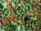 Receita Pizza de vegetais.