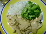 Receita Strogonoff de perú