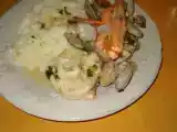 Receita Peixe em molho de amêijoas e camarão