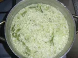 Receita Costeletas grehadas com arroz de bróculos...