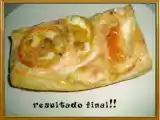 Receita Folhados de queijo e tomate