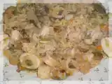 Receita Arroz de lulas e camarões com cogumelos