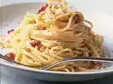 Receita Esparguete à carbonara