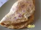 Receita Omolete de fiambre e queijo