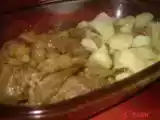 Receita Iscas de porco com cebolada