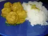 Receita Almondegas com caril