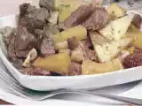 Receita Cubinhos de vitela com cogumelos e ananás