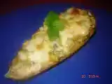 Receita Beringelas com queijo mozzarella