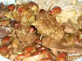 Receita Tiras de vaca com feijão e rebentos de soja