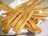 Receita Palitos de parmesão e um selo especial