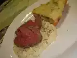 Receita Rosbife com purê de batata doce