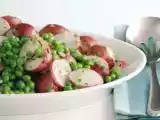 Receita Salada de ervilhas e batatas novas