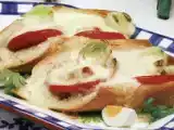 Receita Francesinha de atum gratinada
