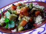 Receita Cozinha marroquina - frango árabe com legumes e frutos secos