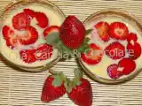 Receita Creme de baunilha e morangos