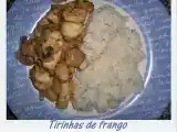 Receita Tirinhas de frango com vinho do porto & cogumelos