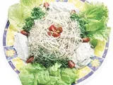 Receita Salada de brotos com molho de tofu e hortelã
