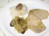 Receita Lombinho com alho francês e cogumelos