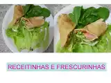 Receita Wrap - lanchinho de sexta feira