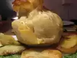 Receita Rebuçado de alheira com esparregado de nabiça e batata assada