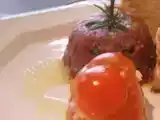 Receita Bife tártaro com gelatina de tomate cherry