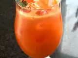 Receita Vitaminas on the rocks - sumo natural de cenoura, maçã e laranja