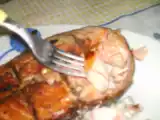 Receita Salmão grelhado com salada russa