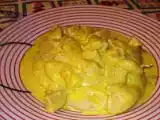 Receita Frango com ananás e molho de açafrão