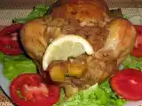 Receita Frango recheado com maçã