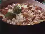 Receita Risoto de cogumelos e bacon