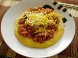 Receita Granulado de soja com polenta