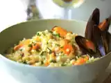 Receita Risoto de mexilhões ou vôngoles