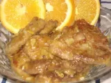 Receita Bifinhos de porco com laranja