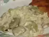 Receita Risoto de favas com filetes de peixe gato