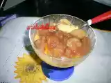 Receita Sobremesa da preguiça:flan de baunilha com molho de bananas ao vinho