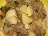 Receita Moelas guizadas com couve lombarda...