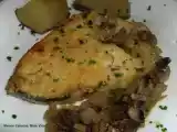 Receita Corvina no forno com cogumelos