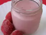 Receita Iogurte caseiro com polpa de morango e agar agar