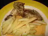 Receita Frango de coentrada com batata frita no forno...