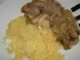 Receita Hamburgueres estufados com arroz de cenoura