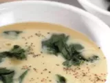 Receita Bimby a vapor: sopa de grão com espinafres