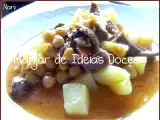 Receita Carne de borrego com grão de bico e batata