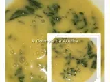 Receita Sopa de feijâo branco com espinafres