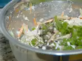 Receita Bolinho de tofu com legumes